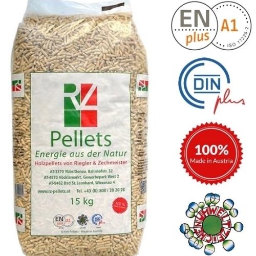 Pellet RZ Austria Tripla Certificazione – 100% Abete bianco